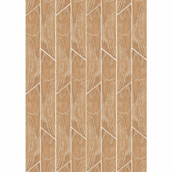 Sample - Ancona Chevron Nature Wood Effect Tile- 400x80 - Sample Tile