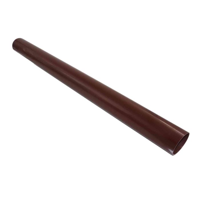 Brown Round Guttering Downpipe 68mm (5.5m Length)