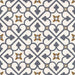 Bello Brighton Matt Blue Patterned Floor Tile -  45x45 - Individual Tile