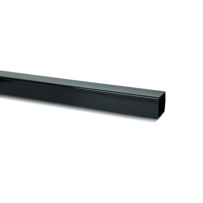 Black Square Guttering Downpipe 65mm (2.5m Length)