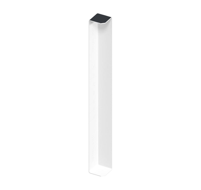Anthracite Grey Smooth Fascia Double Ended Corner Trim (450mm Length)