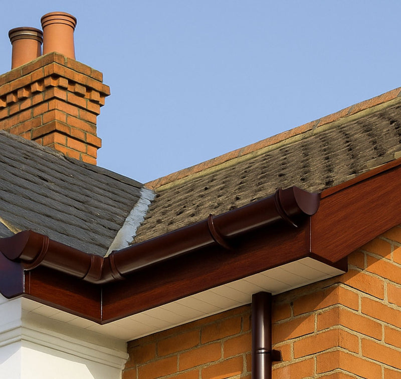 Rosewood Double Ogee Fascia Board 400mm (5m Length)