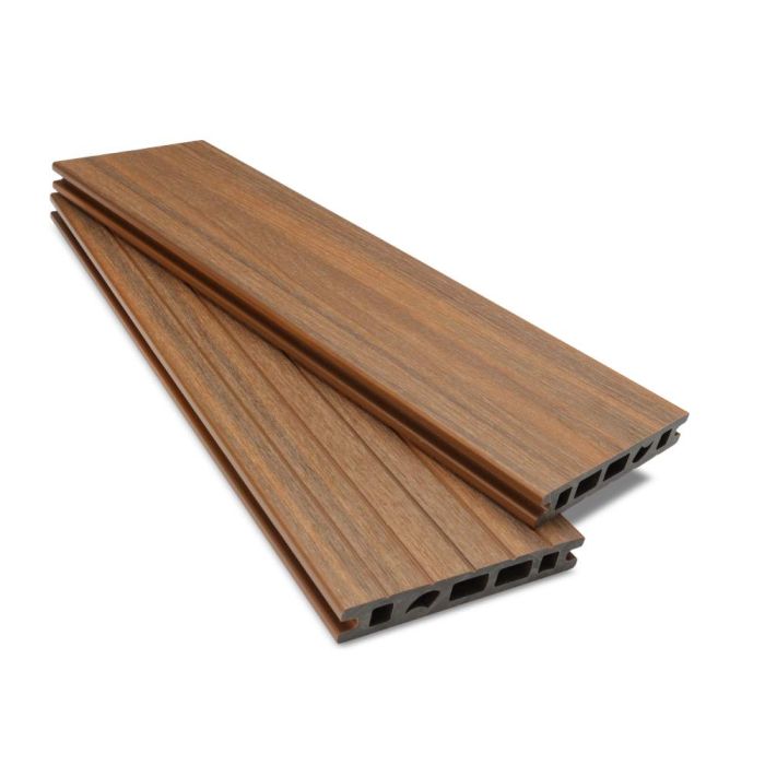 Spiced Oak Forma Dual Sided Composite Decking Board 150mm