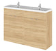 1200mm Vanity Unit & Double Basin Hudson Reed