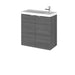 500mm Vanity Unit & Basin Hudson Reed