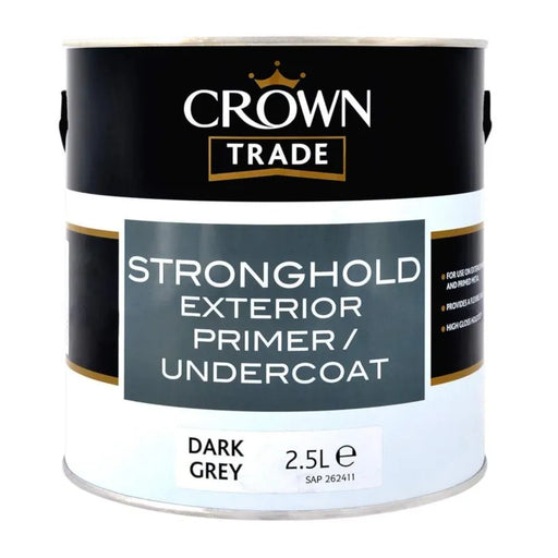 Crown Stronghold Exterior Undercoat Dark Grey 2.5L