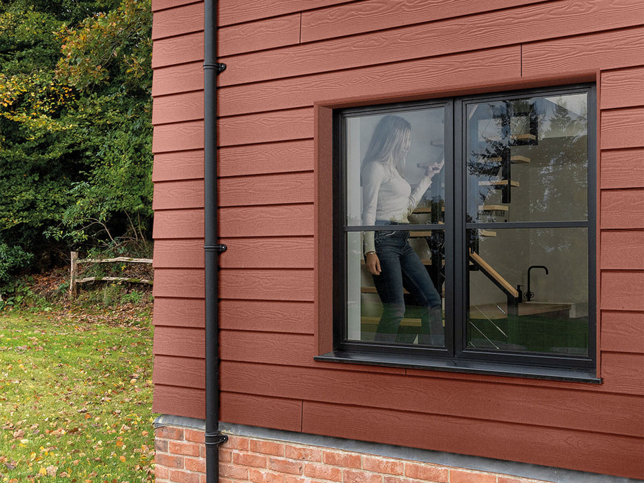 Cedral Lap Planks -  Woodgrain Finish - C72 Brick Red - 3600 x 190 x 10mm