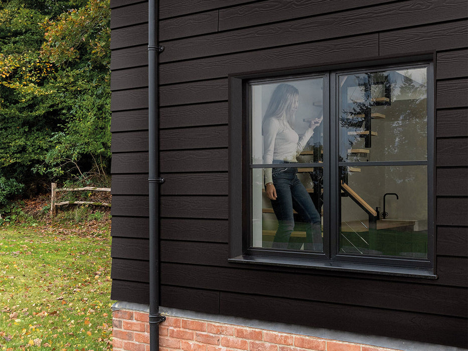 Cedral Lap Planks -  Woodgrain Finish - C50 Black - 3600 x 190 x 10mm