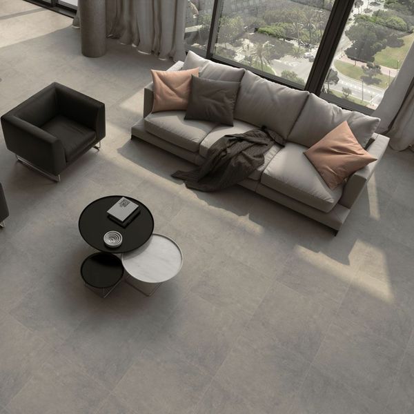 Sample - Atrium Lubeck Ceniza Concrete Effect - 60x60 - Sample Tile