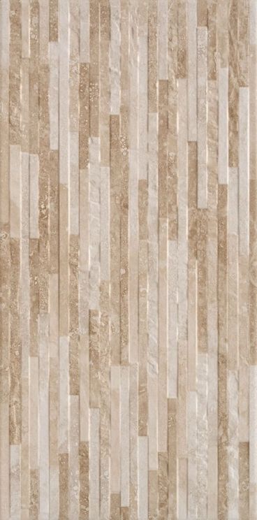 Cipriani Beige Rlv Mix Stone Effect Tile - 303x613 - Individual Tile