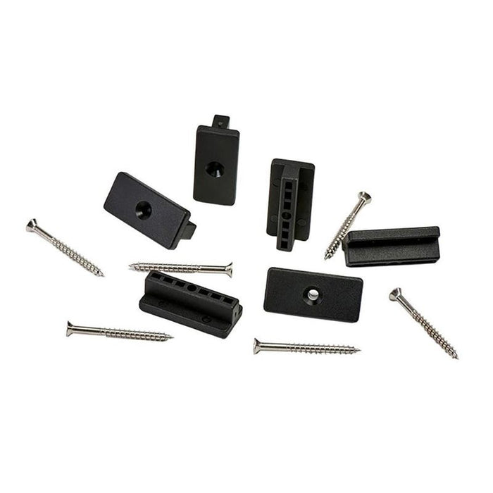Composite Decking Fixing T Clip Fixings and Screws (Pack of 100)