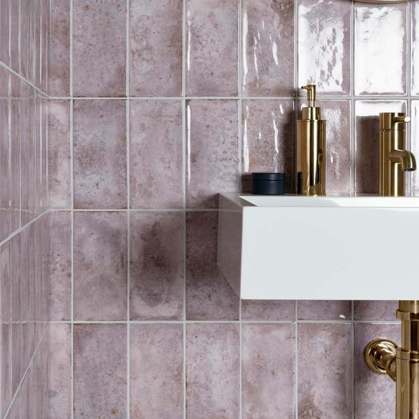 Sample - Clemence Orchid Tile - 20x10- Sample Tile