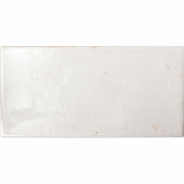 Clemence White Tile - 20x10- Individual Tile