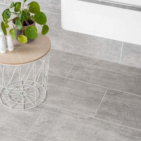 Sample  - Atrium Marte Stone Effect Gris - 30x61 - Sample Tile