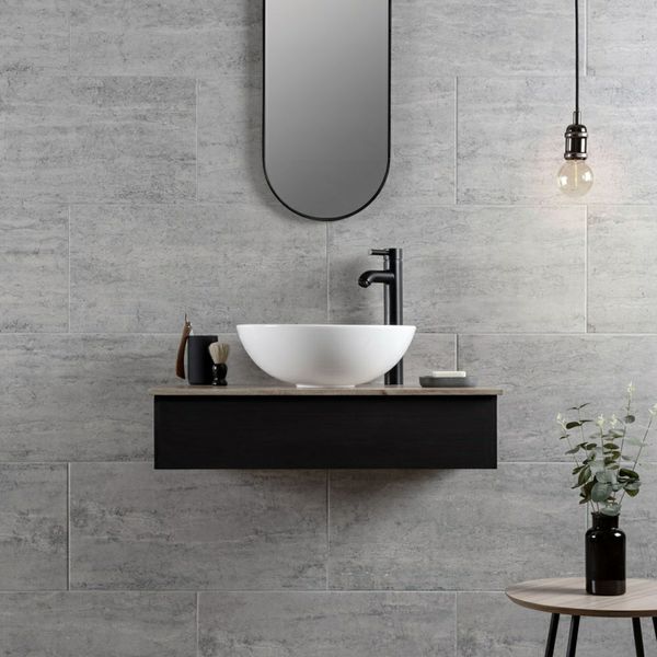 Sample - Atrium Marte Stone Effect Grafito - 30x61 - Sample Tile