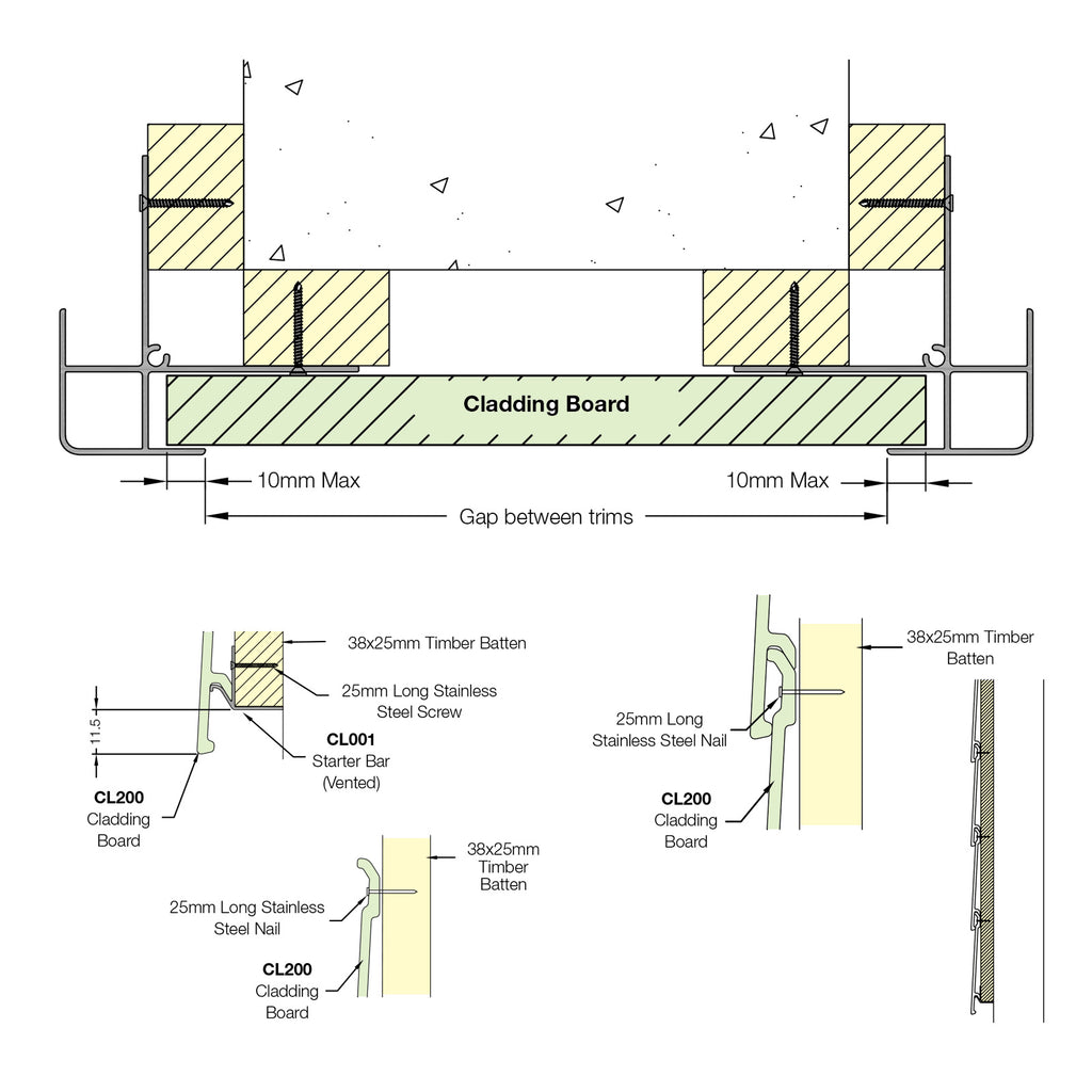 Db Cover Cladding Vertical Coastline Cladding and Trims — Trade Superstore Online