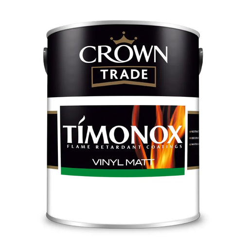 Crown Trade Timonox Vinyl Matt Brilliant White 5L