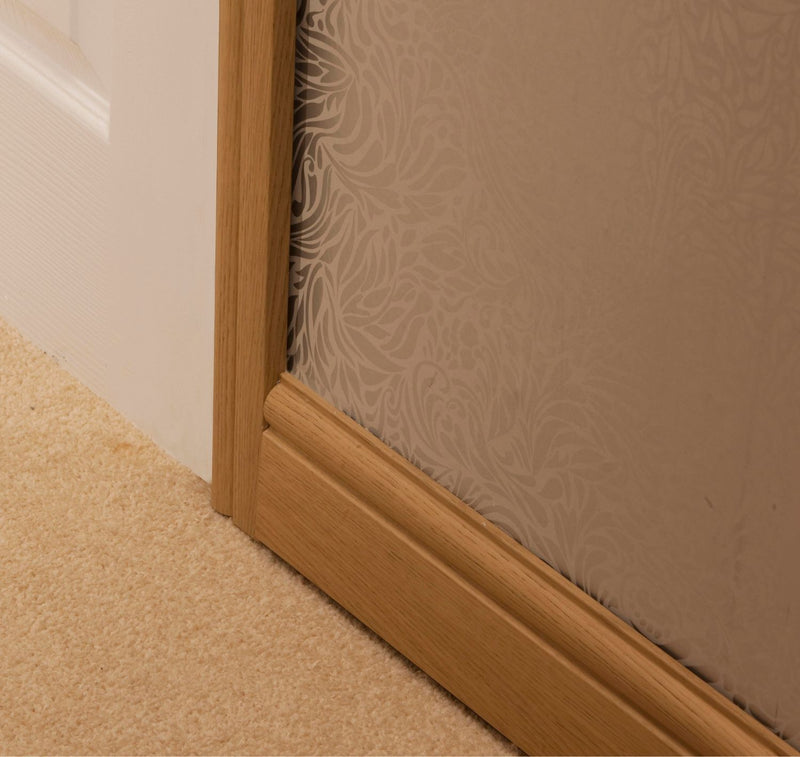 English Oak Roomline Ogee Skirting Board 150mm (5m Length)