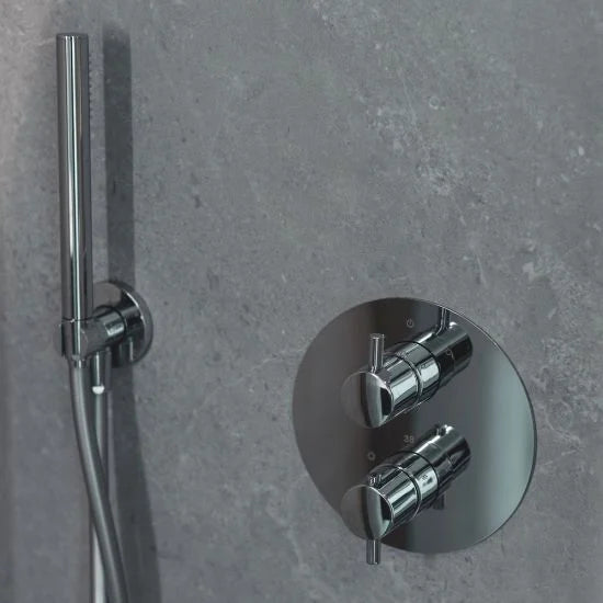 Solid Shower Panel - Roccia - 5mm x 600mm x 2.6m - Pack of 2