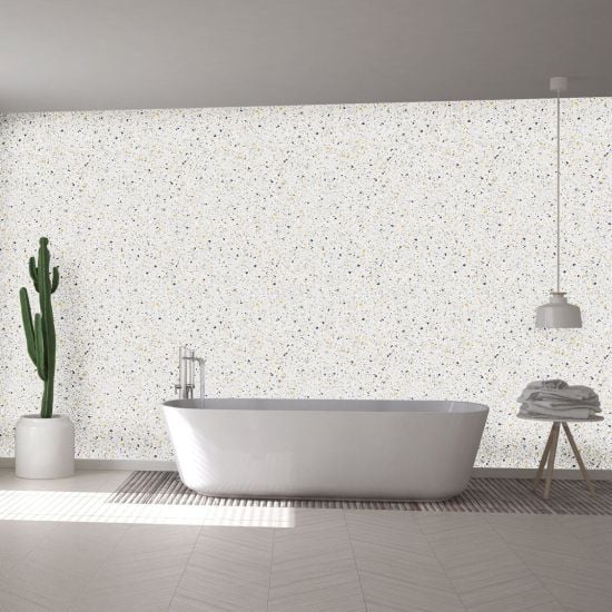 Standard Shower Panel - Terrazzo Wall - 6mm x 500mm x 2.6m - Pack of 3