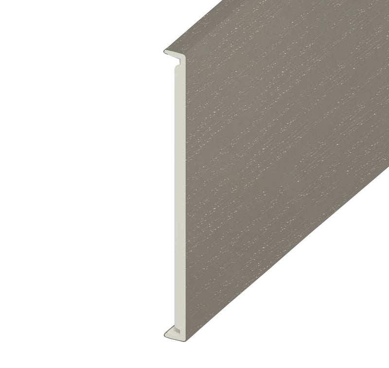 Balmoral Grey Woodgrain Double Fascia Board 450mm (5m Length)
