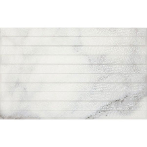 Calacatta Grey Decor Marble Effect Tile - 400x250 - Individual Tile