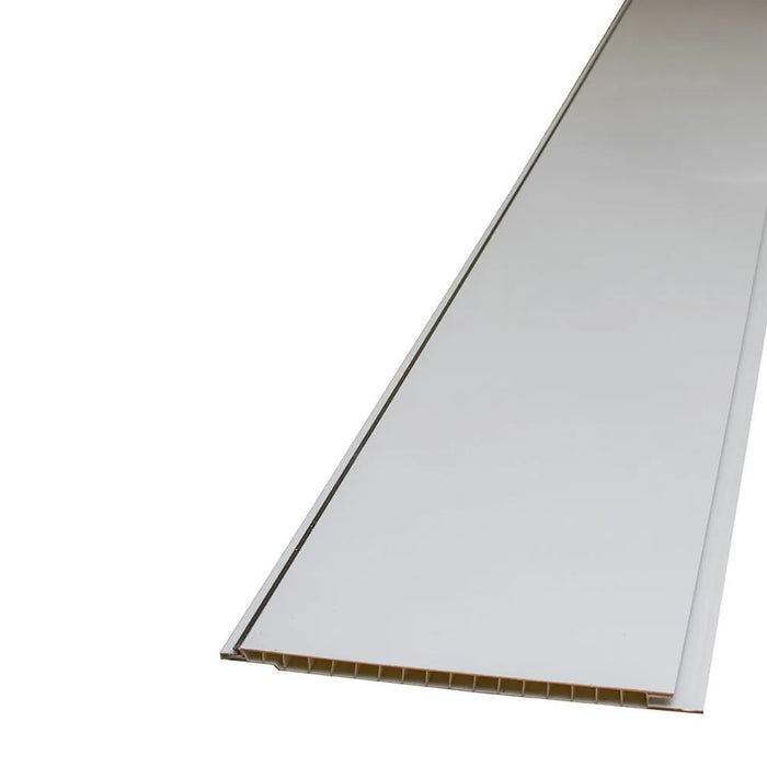 Decorceil 2m Gloss White / Chrome Strip