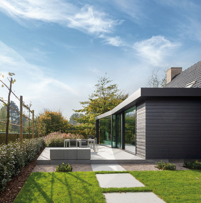 Black Cedral Lap Plank - Woodgrain Finish (C50) - 3600 x 190 x 10mm