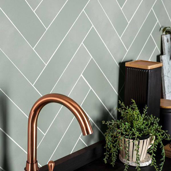 Sample - Detroit Green Tile - 295x72 - Sample Tile