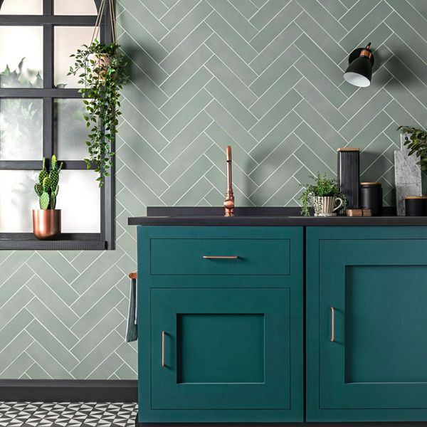 Sample - Detroit Green Tile - 295x72 - Sample Tile