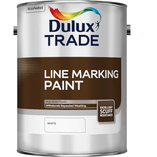 5L Dulux Trade Line Marking Paint White