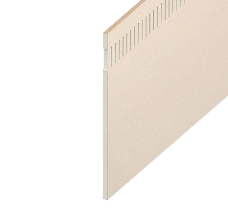 Cream Vented Soffit Board (5m Length)