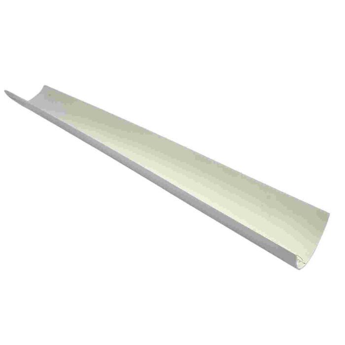 White Half Round Gutter 112mm (4m Length)