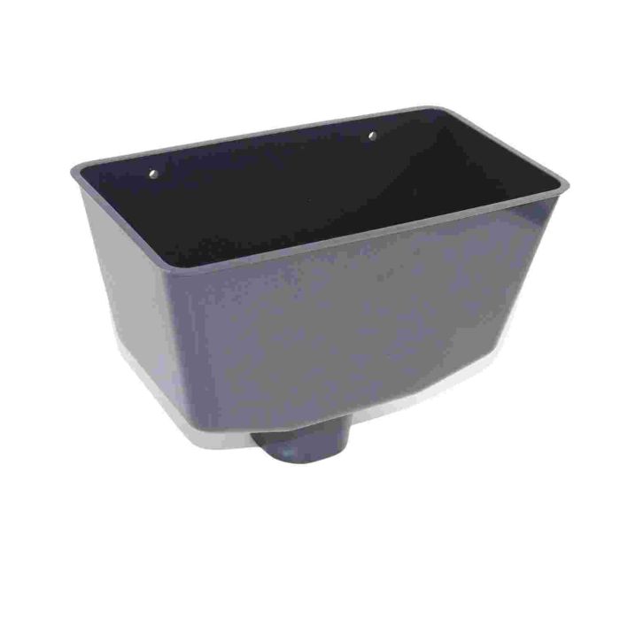 Anthracite Grey Universal Downpipe Hopper (255m x 137mm)