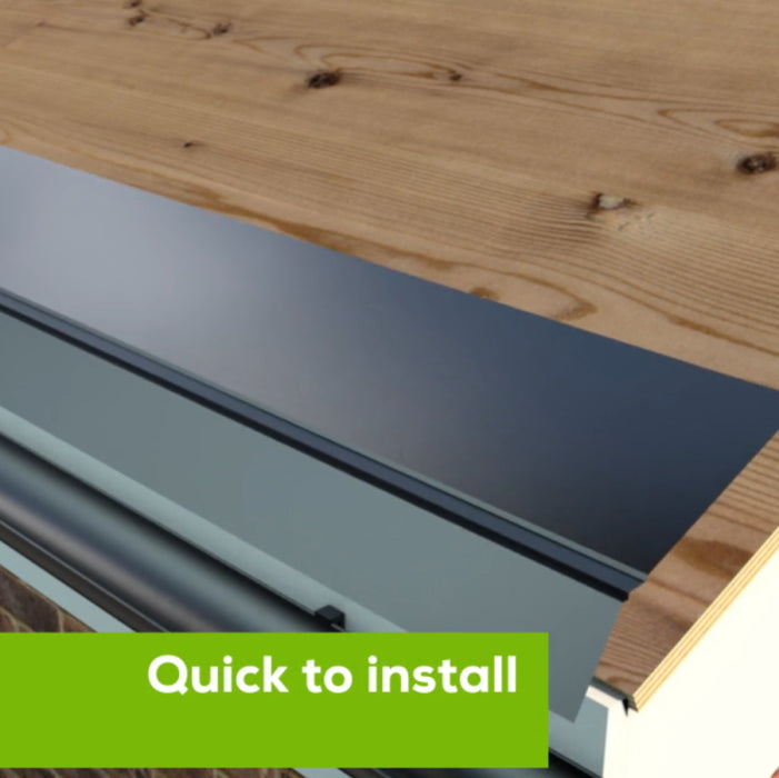 Eaves Tray/Trim Recycled Plastic GREY – Pack of 10