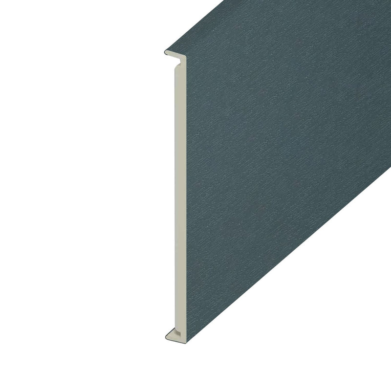 Slate Grey Woodgrain Double Fascia Board (5m Length)