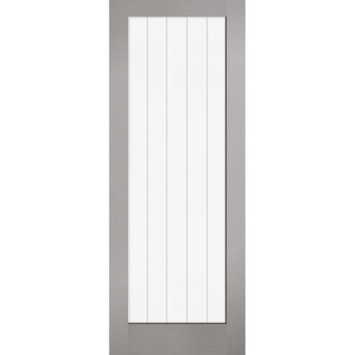 GREY MOULDED TEXTURED VERTICAL GLAZED 1L