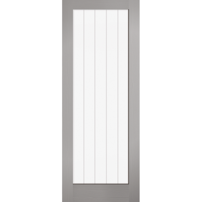 GREY MOULDED TEXTURED VERTICAL GLAZED 1L