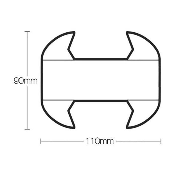 Graphite Eco Fence Panel Post