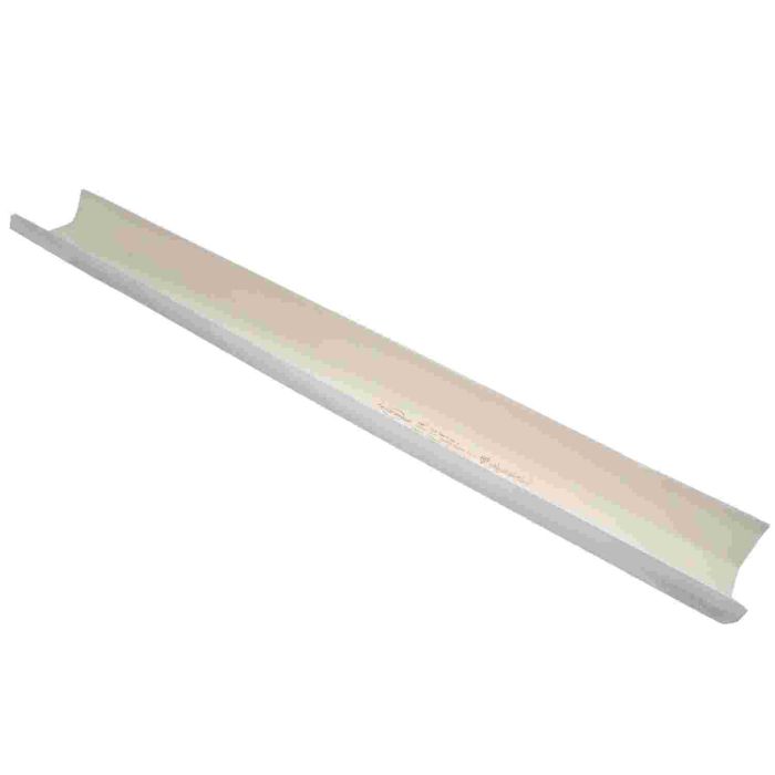 White Square Gutter 114mm (2m Length)