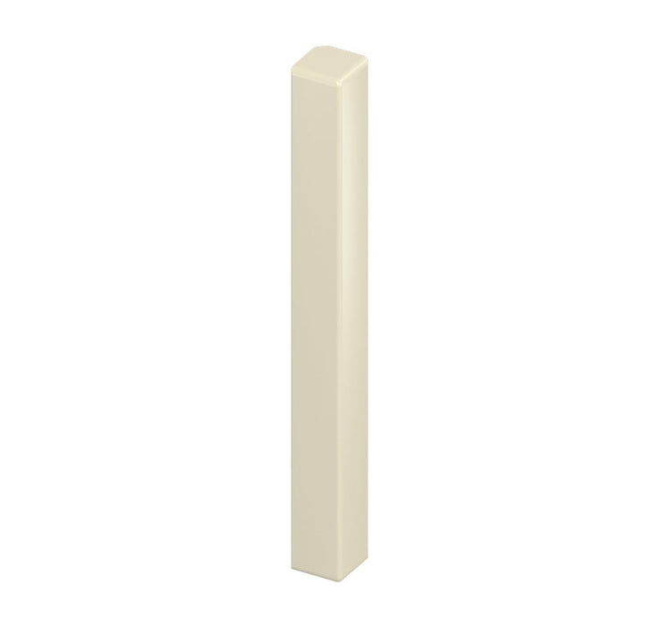 Cream Woodgrain Fascia Double Ended Corner Trim (450mm Length)