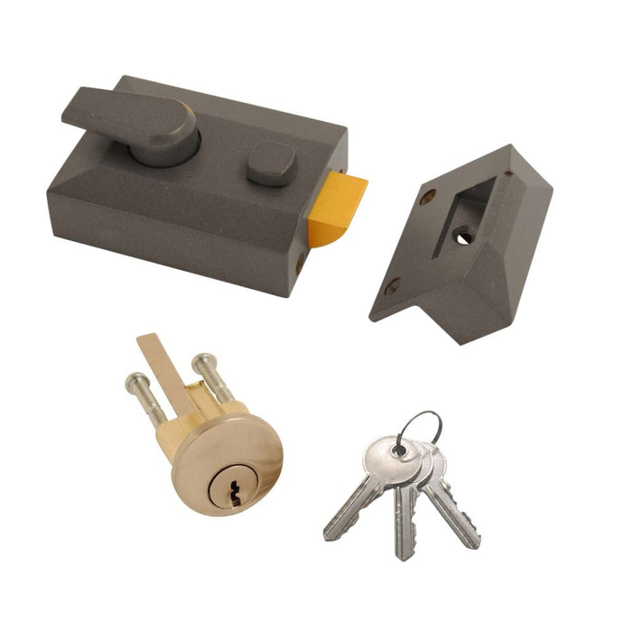 Nightlatch Standard Gunmetal Boxed