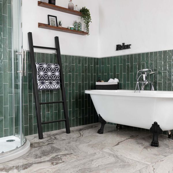 Sample - Asly Green Tile - 300x75x10mm - Sample Tile