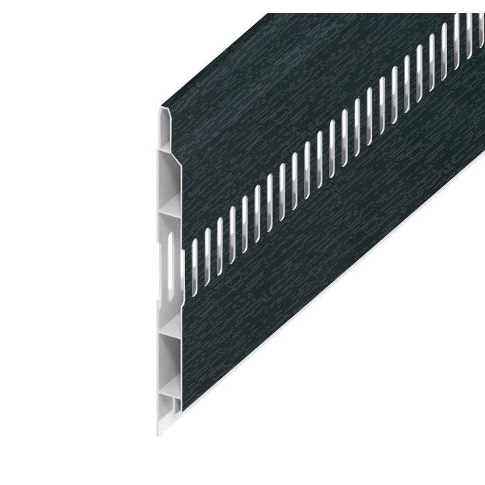 Anthracite Grey Vented Soffit Board (5m Length)