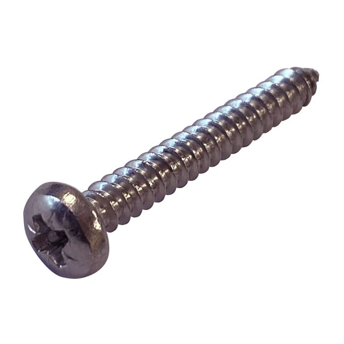 Stainless Steel Pozi Pan Screw 32mm (50 Pack)