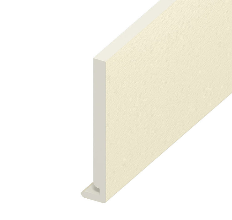 Cream Woodgrain Fascia Board (5m length)