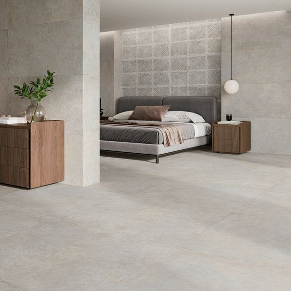 Bowness Feroe Grey Stone Effect -  995x995 - Individual Tile