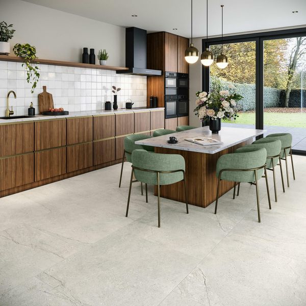 Bowness Feroe Grey Stone Effect -  995x995 - Individual Tile