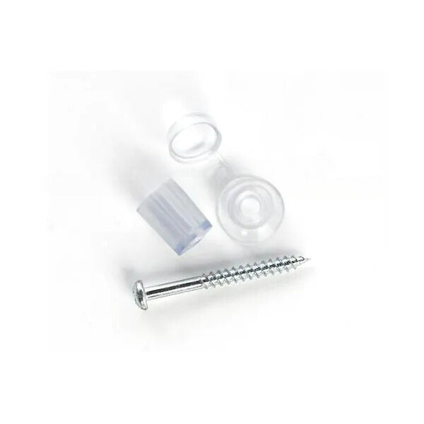 PVC Woodscrews with Spacer & Cap Pack of 10