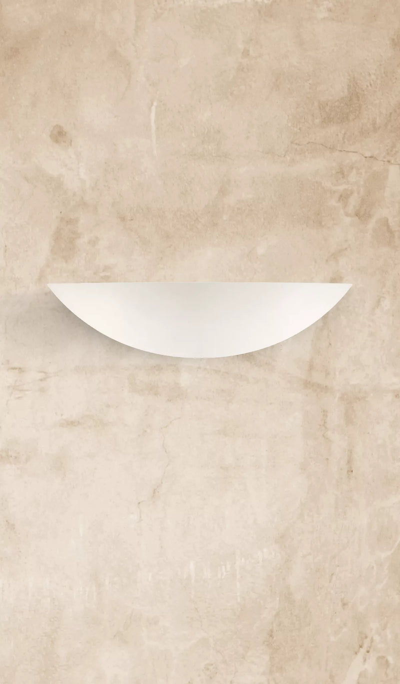 Plaster Wall Light - Gypsum